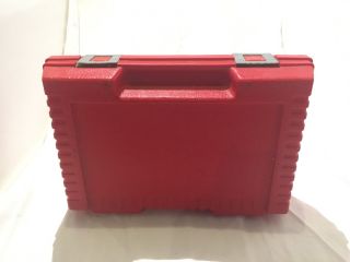 Red 1984 Vintage Plastic Lego Carrying Case/storage Box