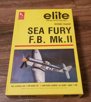 Hobby Craft Sea Fury F.  B.  Mk.  Ii Elite 1:48 Scale Model Hc9583: Hawker
