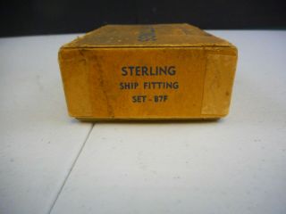 Vintage Sterling Models Ship Fittings Empty Box 3