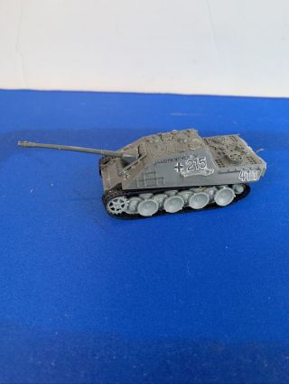 1:72 Built Model Wwii German Jagdpanther Tank Painted 3.  4”