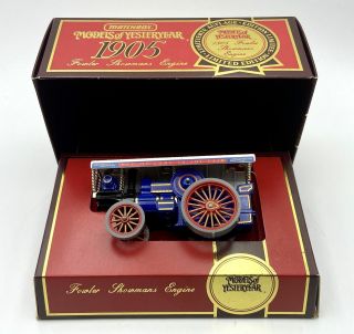 1905 Fowler Showmans Engine - - Matchbox - - Models Of Yesteryear