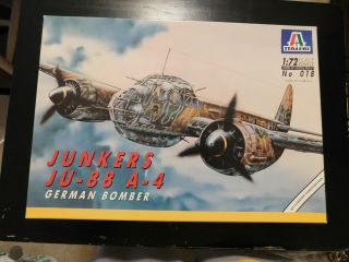 1/72 Italeri Junkers Ju 88 A4 Plastic Model Kit