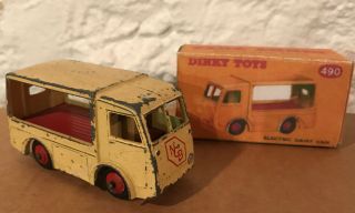 Dinky Toys No.  490 Electric Dairy Van Ncb 30v W/ Box