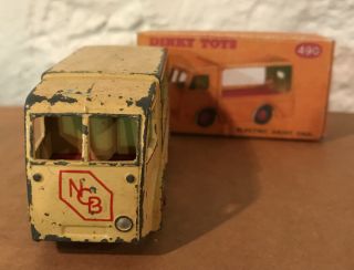 Dinky Toys No.  490 Electric Dairy Van NCB 30v w/ Box 3