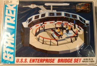 Star Trek Uss Enterprise Bridge Set Plastic Model Kit Amt Amt808/12 1:32 Scale