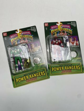 Legacy Auto Morphin Green And Red Power Rangers Mighty Morphin
