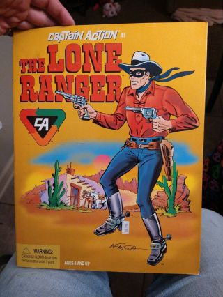 1998 Playing Mantis Captain Action The Lone Ranger 12 " Hero Series