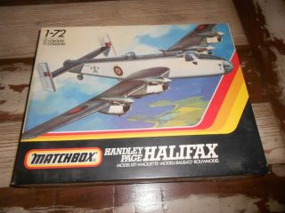 Matchbox Pk - 604,  1/72 Handley Page Halifax Plastic Model Kit