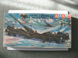 Adams 280mm Atomic Cannon Model - - - - - Box Only - - - - - Kit K - 153 - - - - $12.  99