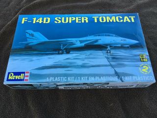 1993 Revell F - 14d Tomcat 1:48 Scale Plastic Kit 85 - 4729