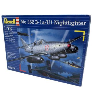Nob Revell Me 262 B - 1a/ui Nightfighter Model 4179 100 Complete & Resealed W