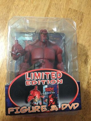 Hellboy Limited Edition Blood & Iron Action Figure Dvd Set