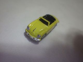 Imu Porsche 356a Cabriolet Diecast 1:160 (germany) Yellow Nib