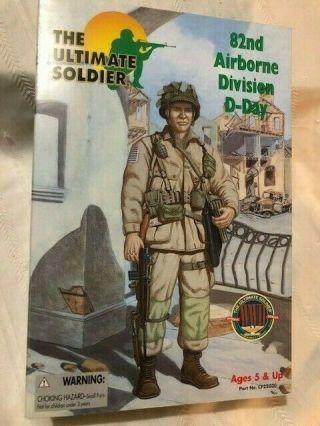 The Ultimate Soldier 12 " 1/6 Scale Figure Wwii 82nd Airborne Division D - Day