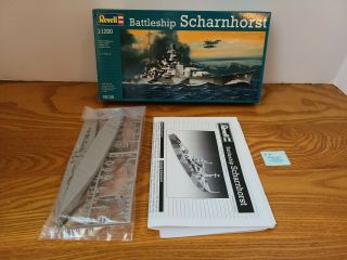 1/1200 Revell Wwii German Battleship Scharnhorst Model Kit 05136