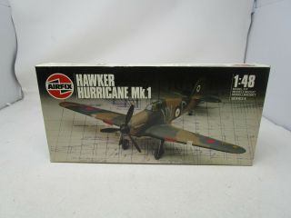 Vintage 1982 Airfix Hawker Hurricane Mk.  1 1:48 Model Kit