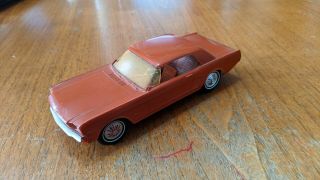 Vtg 1965 Red Ford Mustang Dealer Promo Car Model 1/24 Parts Restore Junk Yard