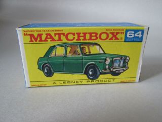 Matchbox Lesney Mg - 1100.  Car Box 64 England (f - Type Box Only)