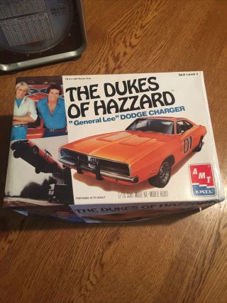 Amt The Dukes Of Hazzard General Lee 1/25 Scale Model Kit - Empty Box Only