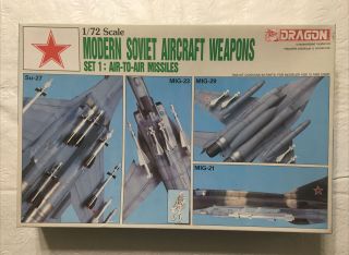 Modern Soviet Aircraft Weapons - Dragon 1/72 Scale Unassembled Aircraft Kit 2504