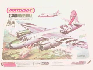 1/72 Matchbox Martin B - 26b Marauder Plastic Model Kit Started Pk - 407