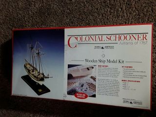 Colonial Schooner Sultana Of 1767 Wooden Ship Model Kit Shipways 2004