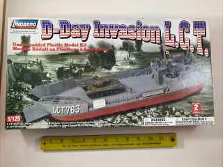 Lindberg D - Day Invasion Wwii Lct Landing Craft Tank 1:125 Kit
