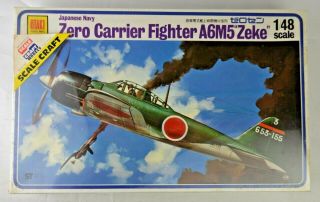 Otaki Ot2 - 4 - 400 Zero Carrier Fighter A6m5 " Zeke " Plane 1:48 Scale Model Kit