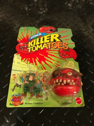 Attack Of The Killer Tomatoes Action Figures - Beefsteak & Wilbur