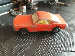 Matchbox Superfast No.  8 Ford Mustang Fastback (orange/red) Unboxed