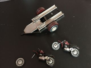 Motorcycle Trailer With Dirt Bikes Revell/ Monogram/amt/mpc ????