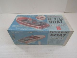 Vintage Model Kit Box Empty Box Only Amt Rayson Craft Hull Ski Drag Boat