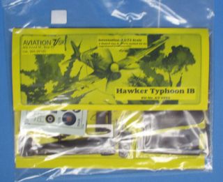 Aviation Usk 1:72 Hawker Typhoon Ib Plastic Model Kit 1005u