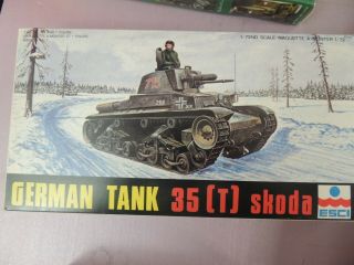 German Tank 35 (t) Skoda 1/72 Esci