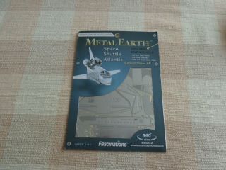 Metal Earth Nasa Space Shuttle Atlantis 3d Laser Cut Model Kit
