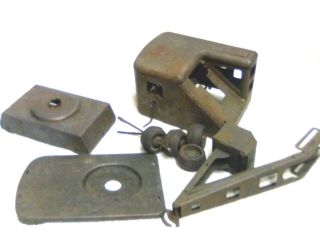 Vintage Structo ? Steam Shovel Pressed Steel Toy Parts Or Restore