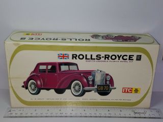 Itc Ideal Toy Corp Rolls - Royce Unsealed Model Kit