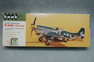 Hawk North American P - 51d Mustang It 546 - 100 - 1:48 Scale Vintage