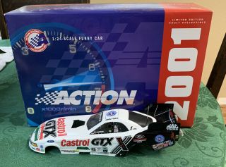 2001 Mustang John Force Gtx Castrol Funny Car Diecast 1:24 Action 10x Champ