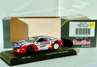Detail Cars Art405 Ferrari F 355 Coupe 1996 Racing 37 1:43