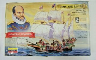Lindberg Hms Ark Royal Sailing Ship Kit 70862 Admiral Howard Skill Level 2