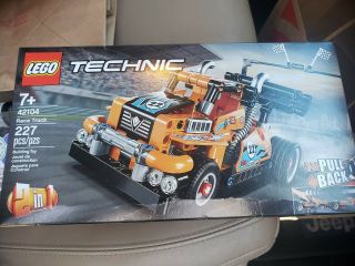 Lego 42104 Lego Technic Race Truck 42104 Pull - Back Model Building Set