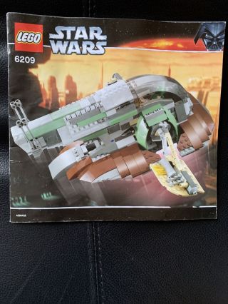 Lego Star Wars Slave 1 6209 90 Percent Complete No Minifigures