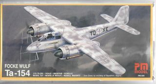 Pm Model Focke Wulf Ta - 154 In 1/72 209