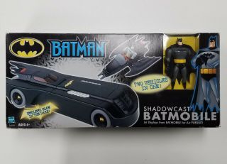 Hasbro 2001 Batman Shadowcast Batmobile 4 " Scale Vehicle Opened