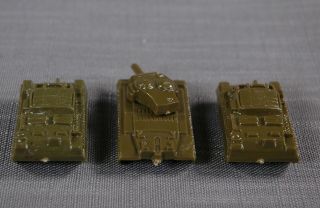 3 Lido U.  S.  ARMY TANKS—2 Different,  1950s - 60s,  Very Fine, 2
