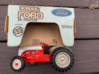 Vintage 1984 ? Ertl 1/16 Ford 8n Tractor Farm Toy Diecast