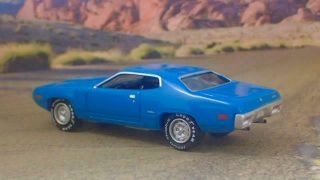 3rd Generation 1971 - 1974 Plymouth V - 8 Satellite Sport Coupe 1/64 Scale Ltd Ed O