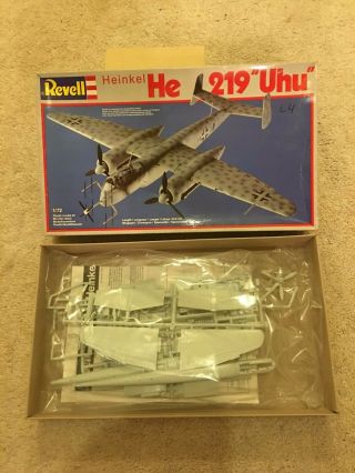 Revell 1/72 Heinkel He - 219 Uhu; Kit 4127.