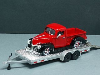 1940 Ford Pickup Truck 1/64 Scale Limited Edition Collectible With Trailer